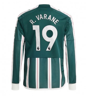 Manchester United Raphael Varane #19 Replika Udebanetrøje 2023-24 Langærmet